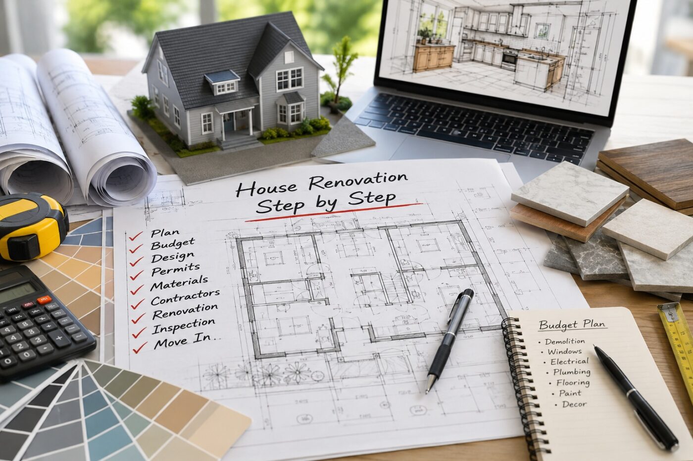 how to plan a house renovation step by step guide